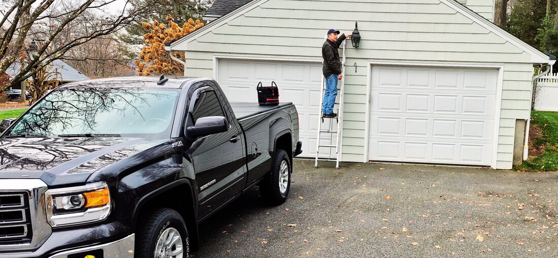 Joe - Owner of Winters Property Management inspecting a property